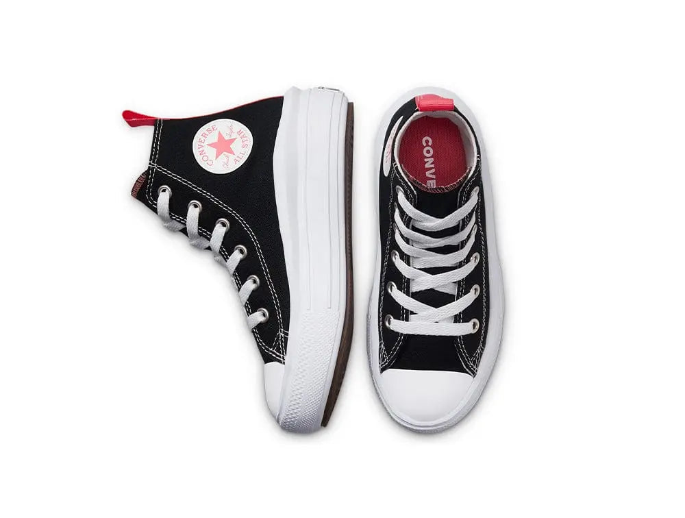 Zapatilla Converse Chuck T Eva Lift Niños Negro