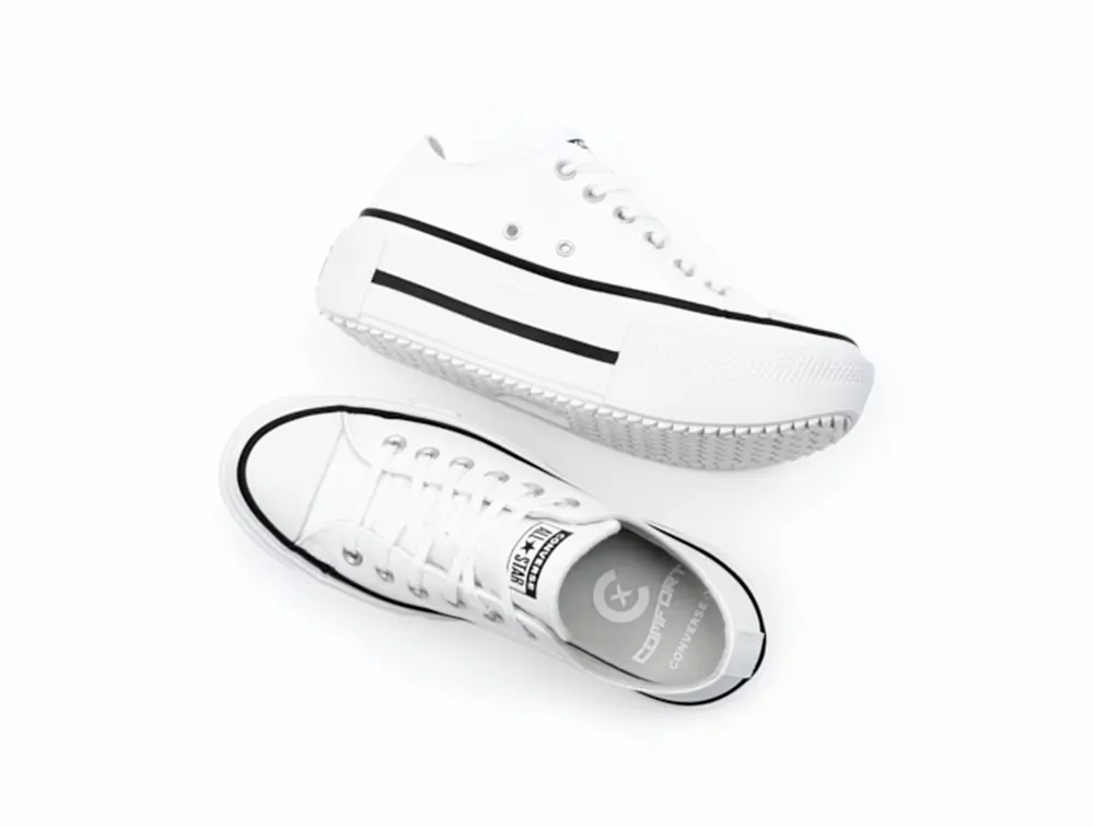 Zapatilla Converse Double Stack Mujer Blanco
