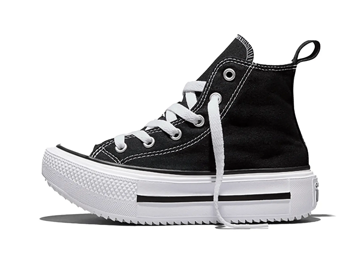 Zapatilla Converse Double Stack Niños Negro