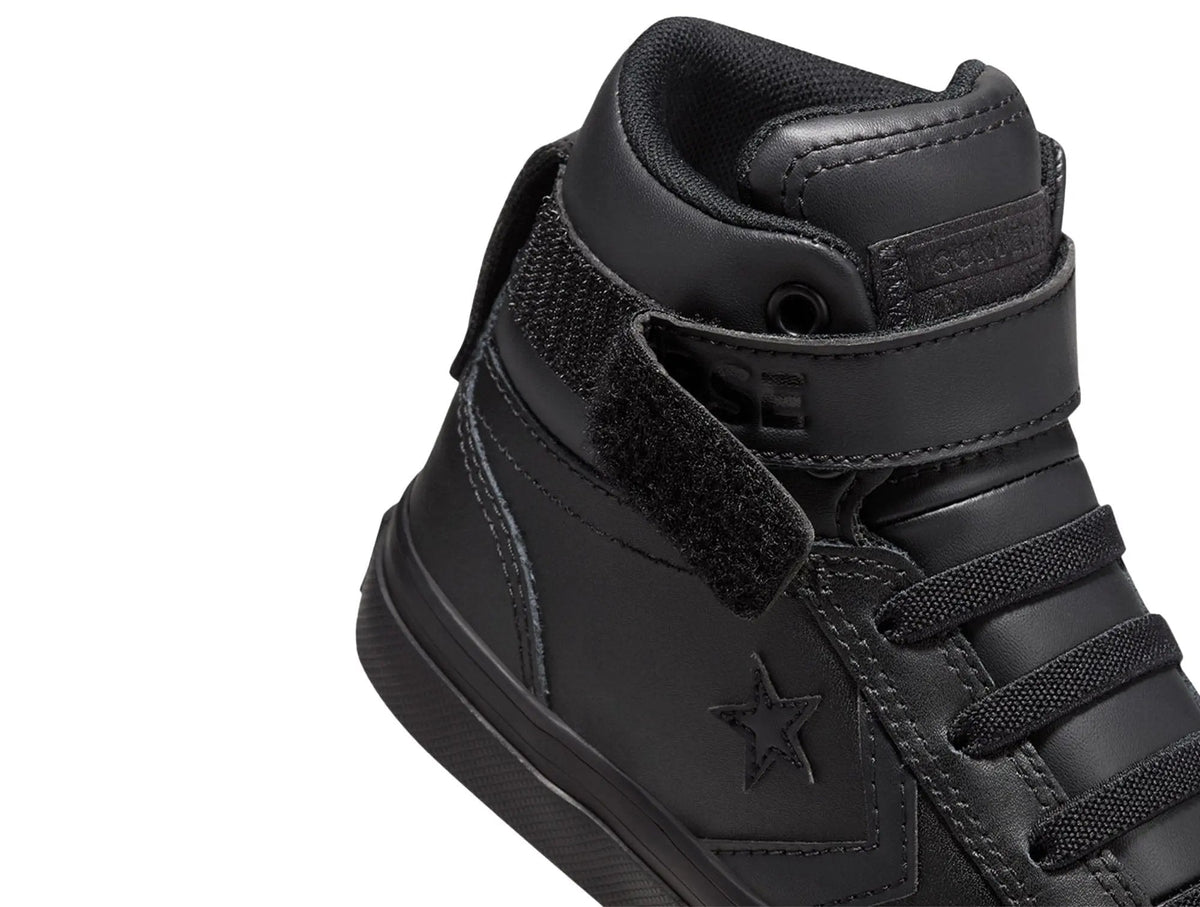Zapatilla Converse Pro Blaze Strap Niños Mono Negro