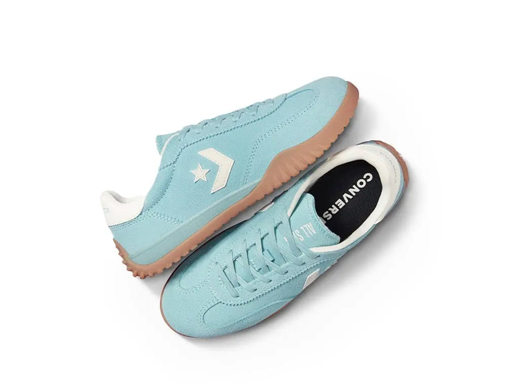 Zapatilla Converse Run Star Trainer Mujer Celeste - Blanco - Suela Gum