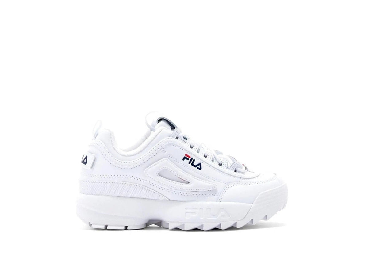 Zapatilla Fila Disruptor II Niños Mono Blanco