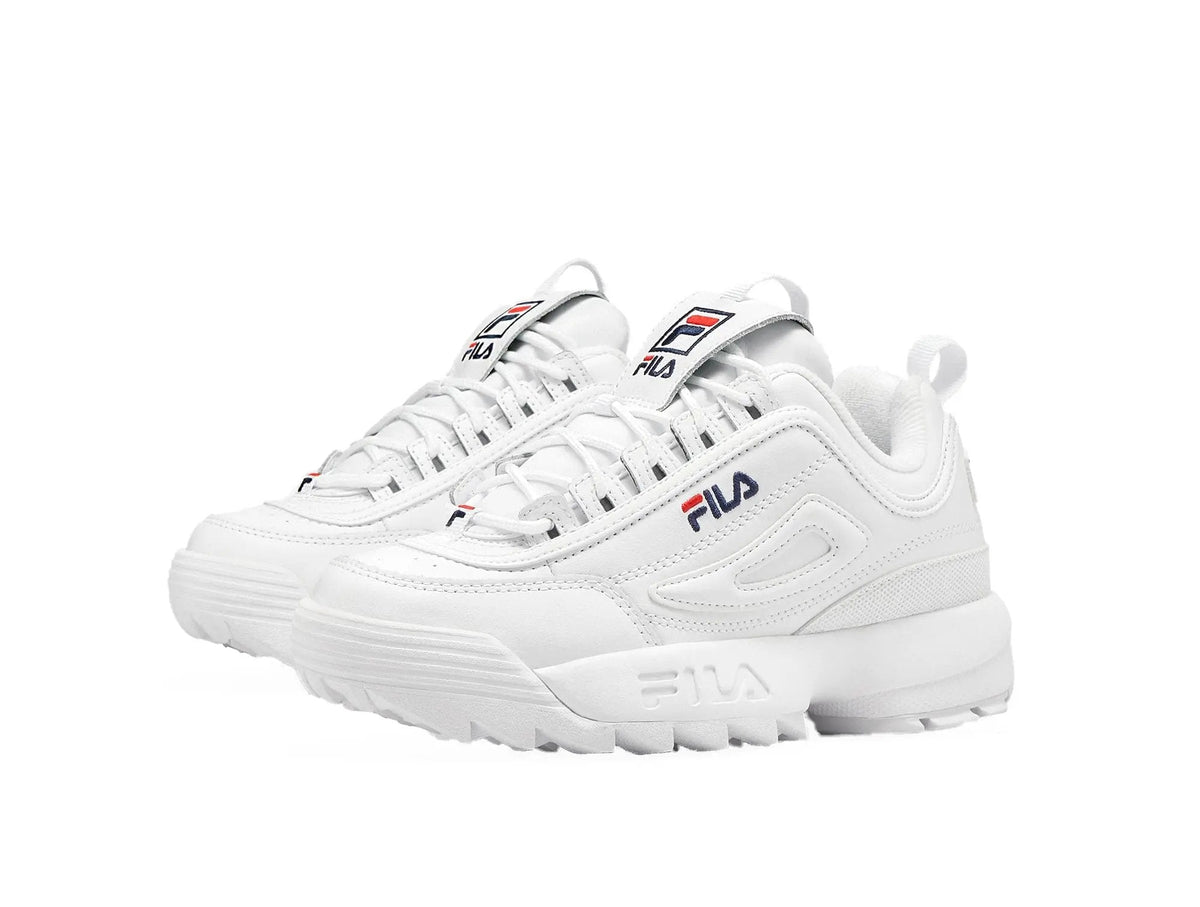 Zapatilla Fila Disruptor II Premium Mujer Mono Blanco