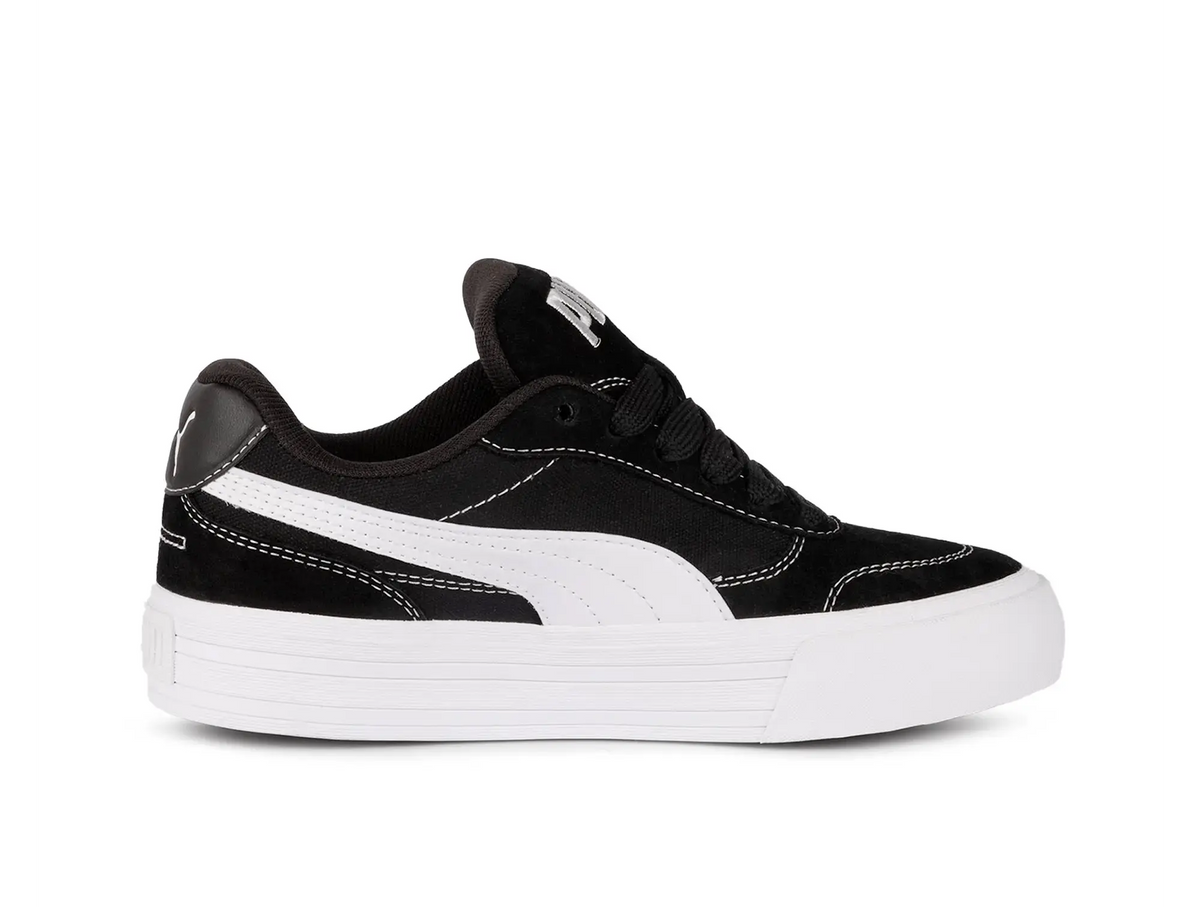 Zapatilla Puma Cc Park Vulc Cadete Negro