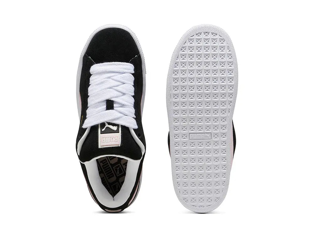 Zapatilla Puma Suede XL Mujer Negro-Rosado